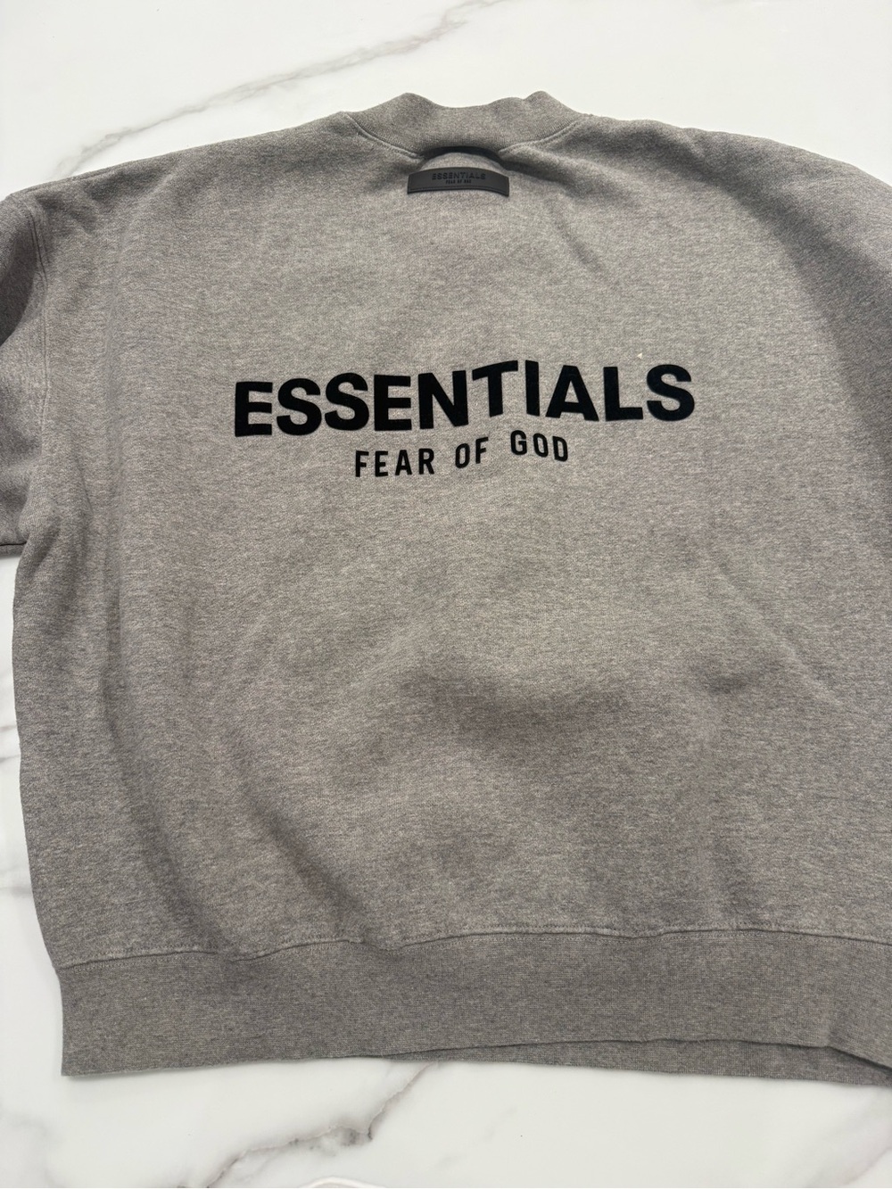 Fear of God Essentials Grey Logo Sweatshirt